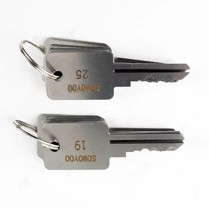 Jeu de clés de verrouillage pour outils de serrurier 48 en 1