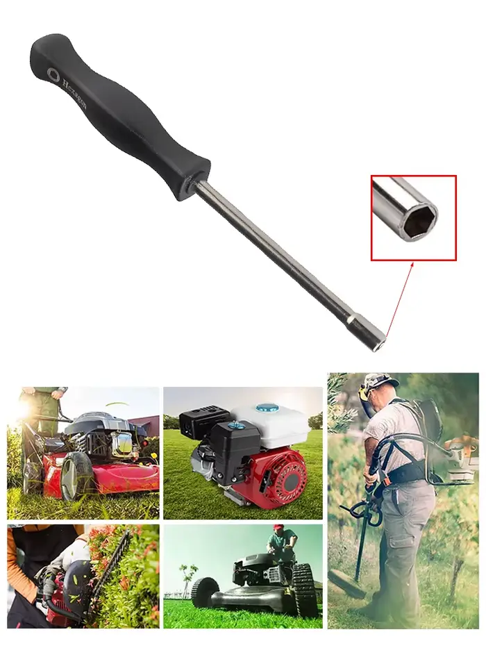 Outil de réglage de carburateur hexagonal pour tronçonneuse Stihl Ryobi Poulan Echo