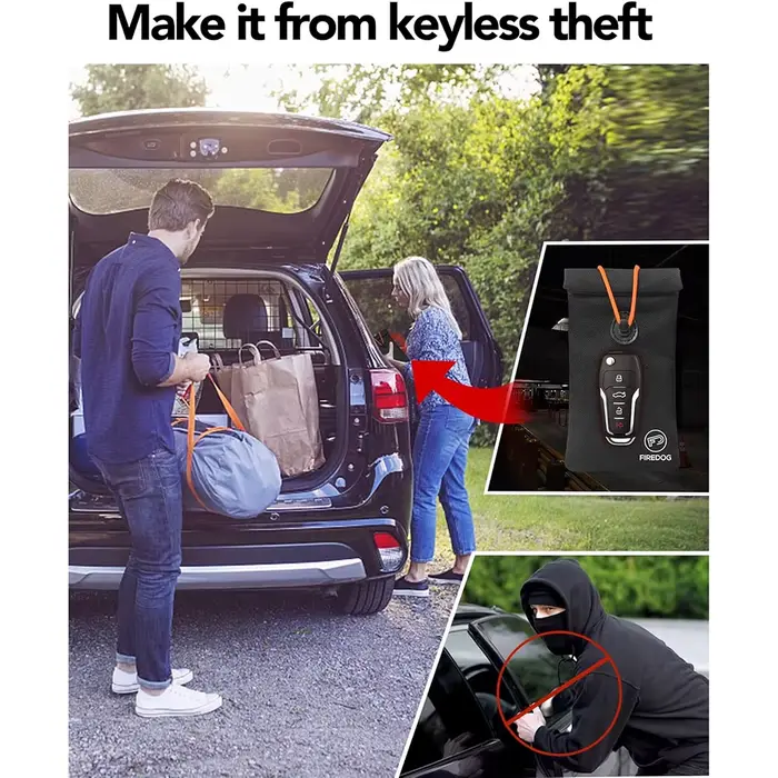 Faraday pochette pour clés de voiture Smartphone clé Signal blocage sac Anti-vol Protection