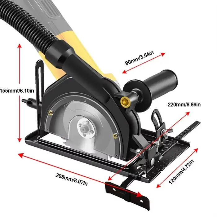 Support pour meuleuse d'angle HILIXUN 45 °