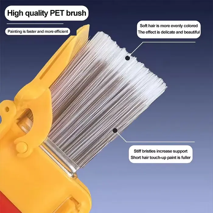 Pinceau professionnel pour les coins des murs et des plafonds - Outil de peinture manuel