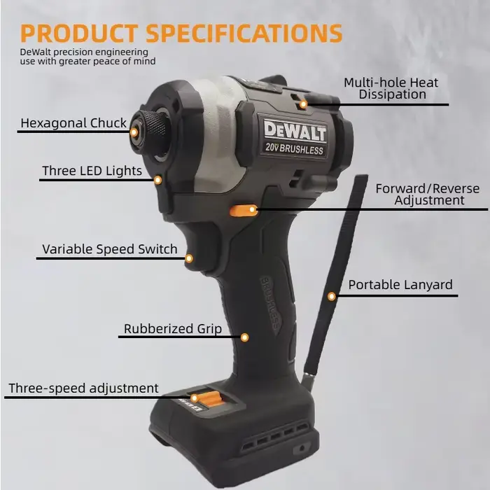 DCF850M tournevis électrique au Lithium sans brosse perceuse
