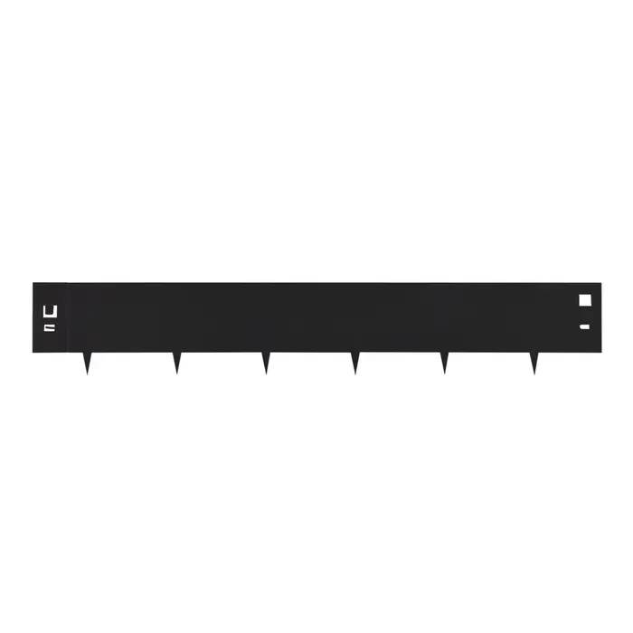 Kit de Bordure de Pelouse en Acier de 5x39 Pouces, Bordure de Jardin en Métal, Bordure de Pelouse po