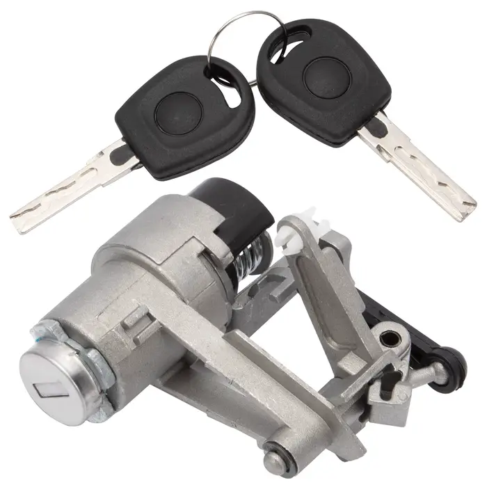 Cylindre de serrure de coffre avec 2 clés 1J6827297G pour Volkswagen Golf GIV Lupo Seat Arosa 1997-2006