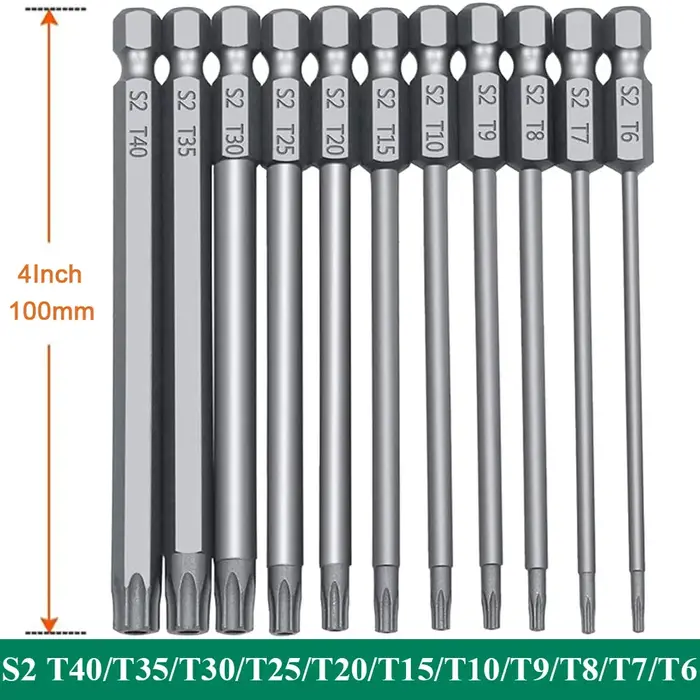 Tournevis à tête de sécurité Torx