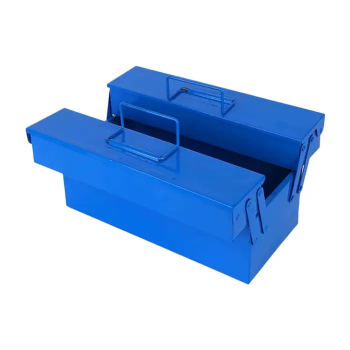 Boîte à outils en métal avec conteneur à Double poignée pour une Classification facile