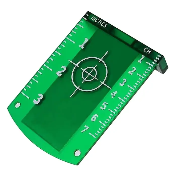 Nouvelle plaque de cible laser 10cmx7cm pour niveaux laser verts et rouges, plaque magnétique réfléc