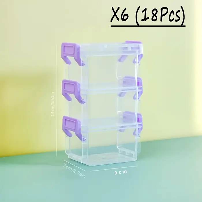 Boîte de rangement en plastique avec couvercle