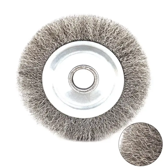 Brosses rondes en fil d'acier, 125mm, meuleuse, outils abrasifs pour l'élimination de la rouille du