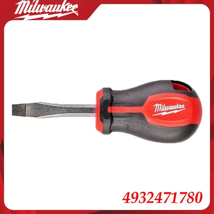 Tournevis plat professionnel Milwaukee 4932471780 avec poignée ergonomique pour réparation industrie