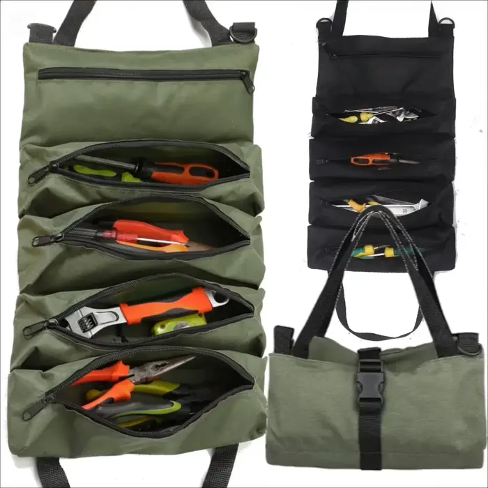 Rouleau à outils, sac à outils multi-usage enroulable