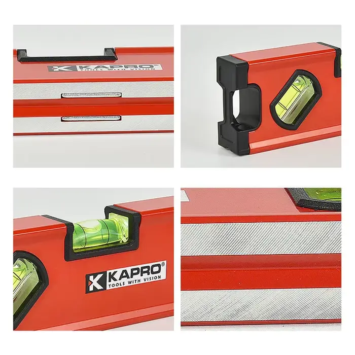 Kapro 10/20 cm Portable magnétique petit niveau à bulle précision en aluminium Construction outil de nivellement mesure
