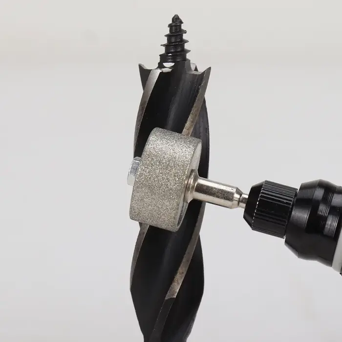 Sbestily 1/3Pcs 20mm Meule diamantée Mini tête de meulage cylindrique pour Dremel Meule rotative pou