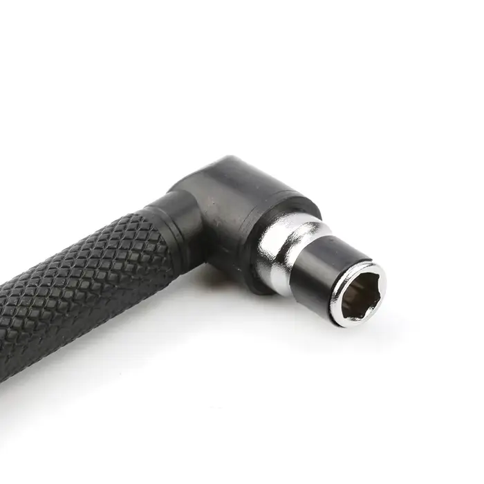 Embout de tournevis hexagonal 1/4 de type L 90 °   clé à double extrémité noire 6,35 mm