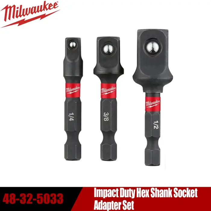 Kit d'adaptateurs de douilles à chocs Milwaukee 48-32-5033