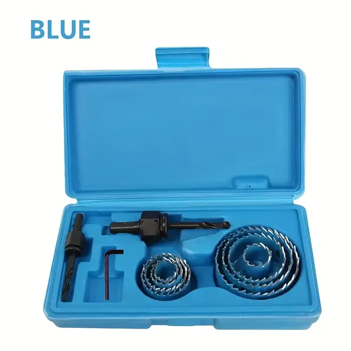 Kit de 11 scies cloches en acier au carbone durable pour perceuse électrique
