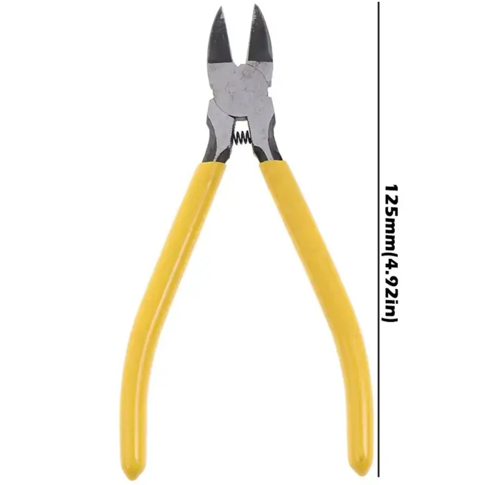 Pince coupante ultra-précise à bec plat long