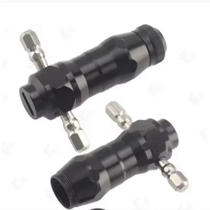 Kit de crochetage tubulaire 10-en-1 avec clés interchangeables en acier inoxydable – Outil de déverrouillage pour serrurier automobile et kit d'outils manuels DIY