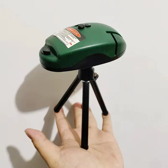 Niveau Laser à 2 lignes avec support, souris verticale, ligne horizontale infrarouge, Angle droit, mesure de distance du niveau à bulle