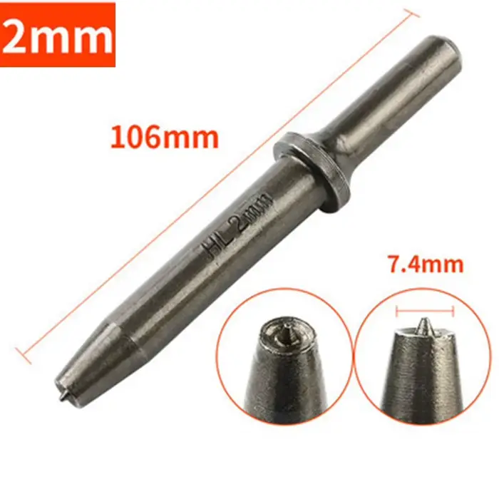 Marteau à rivets pneumatiques, outil de rivetage manuel, équipe de rénovation 2/3/4/5/8mm, marteau p
