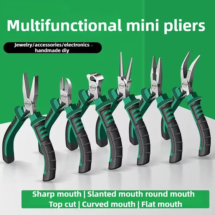 Mini pince multifonctionnelle de 5 pouces, pince à fil spécial pour électricien, pince à nez pointu,