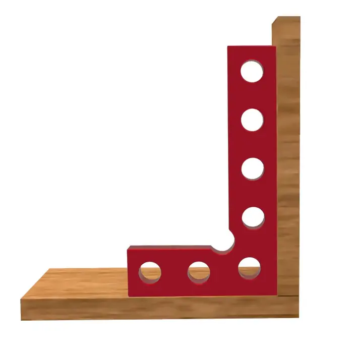 Carré de charpentier, règle carrée à Angle droit en L