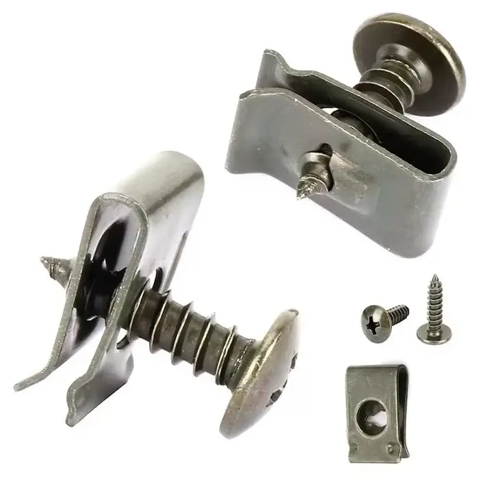 Jeu de Clips à vis métalliques pour voiture