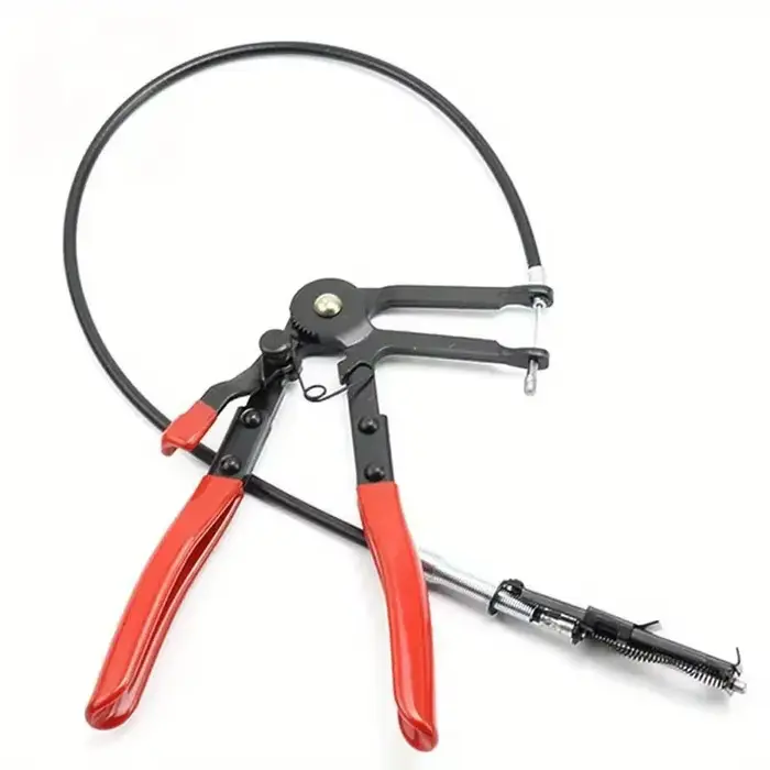 Pince de serrage pour colliers de serrage de tuyaux pliables, type pince à câble flexible, pour coll