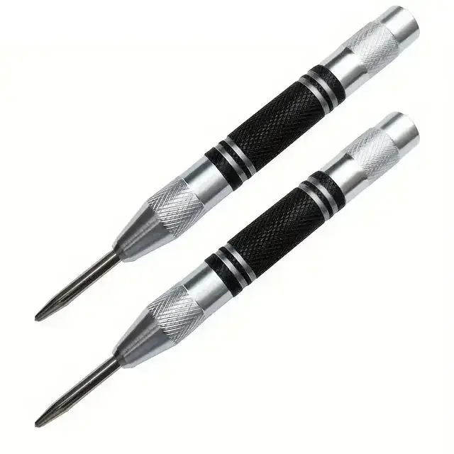 Perforateur central automatique, marqueur de trous, bois, métal, acier, charge à ressort, localisateur de perceuse, poinçon robuste, menuiserie, outil manuel automatique