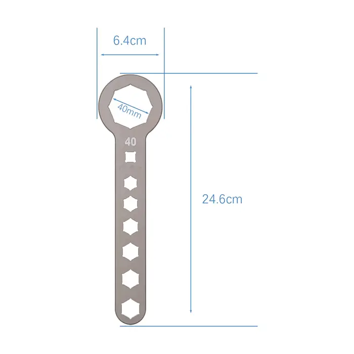 Clé à capuchon de fourche 40mm/41mm/45mm/46mm/48mm/50mm avec outil de réparation de clé d'amortisseu