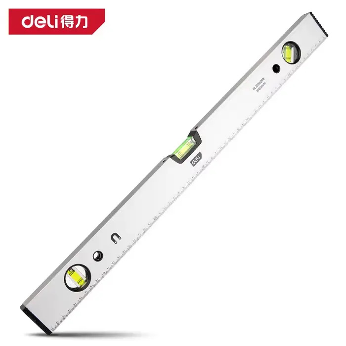 Deli 600mm niveau à bulle de haute précision Instruments de mesure de niveau domestique multifonctio