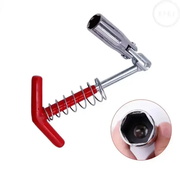 Clé à douille de dépose de bougie d'allumage rotative à 360 degrés de haute qualité 14mm/16mm/21mm pour réparation automobile