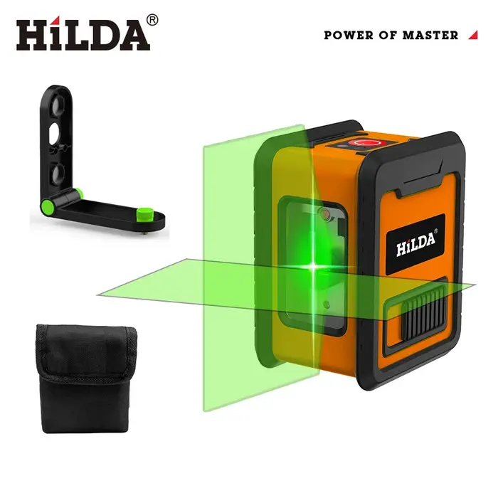 HILDA niveau Laser mètre 2 lignes croix
