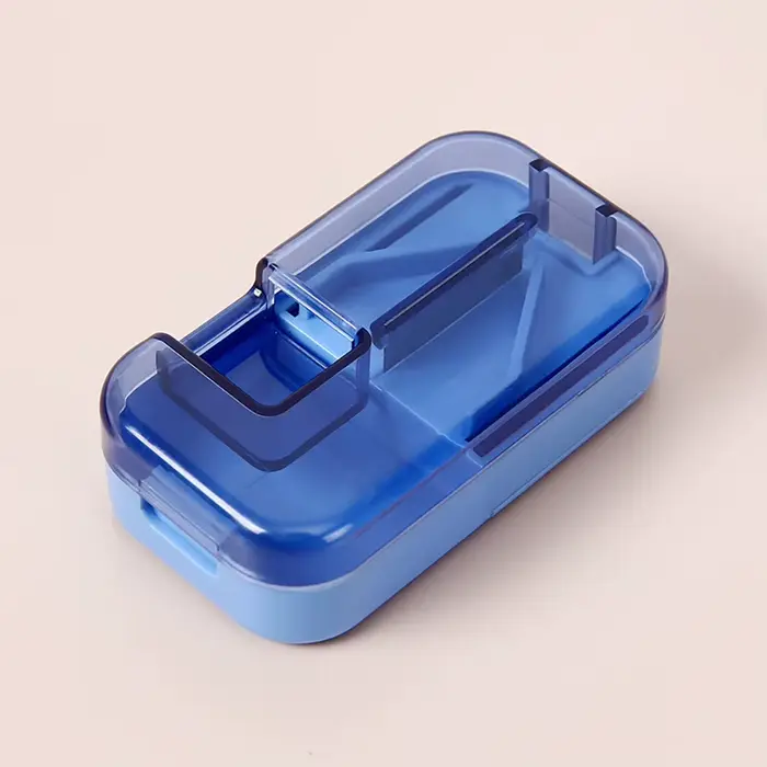 Boîte de rangement de pilules de poche, étui à pilules de voyage, conteneur de pilules avec comparti