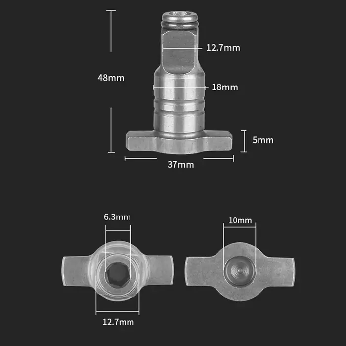 Clé à chocs électrique sans balais ABGE-4Pcs 18V
