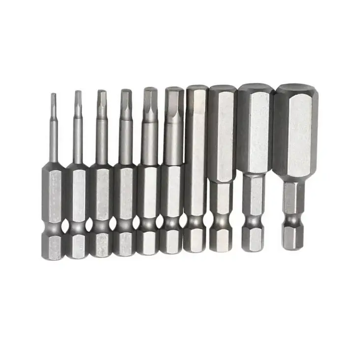 Tournevis à tête magnétique à tige hexagonale 1/4, embouts de tournevis de 50mm, jeu de tournevis d'