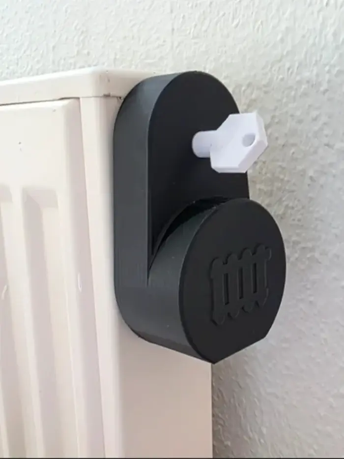 Clé de purge de radiateur avec boîte de collecte d'eau anti-débordement