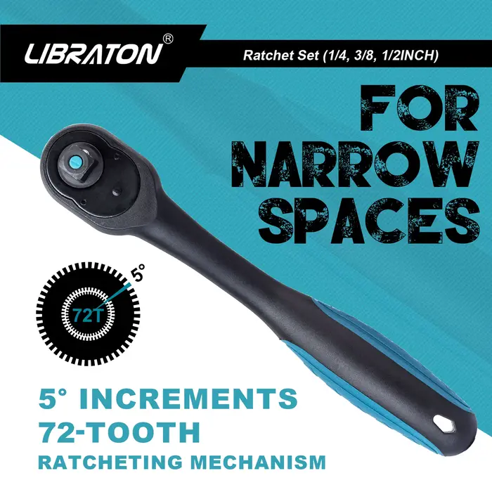 LIBRATON – clé à cliquet à 72 dents