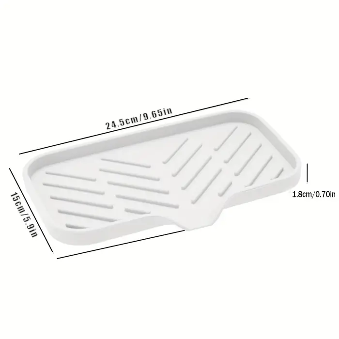 Plateau d'évier en Silicone avec vidange