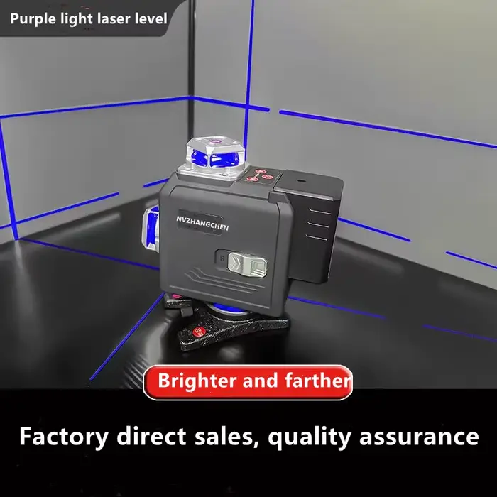 Niveau Laser 12/16 lignes 3/4D auto-nivelant 360 croix horizontale et verticale