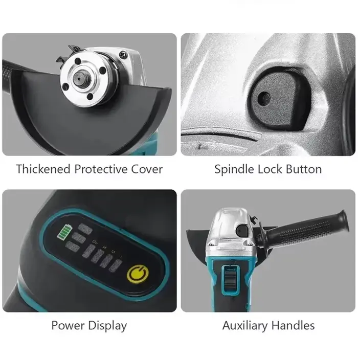 Nouveau Makita électrique DGA404 meuleuse d'angle sans brosse polissage Machine de découpe outil de 