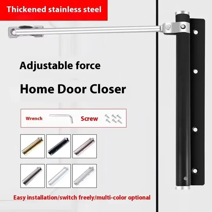 Serrure de porte à fermeture automatique réglable