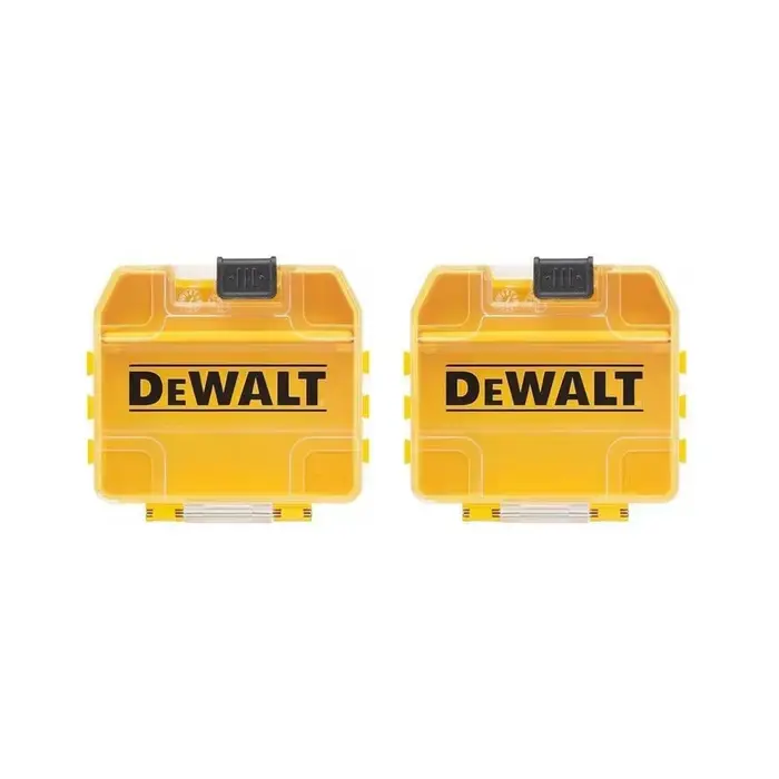 DEWALT Original Mini boîtier robuste boîte à outils en vrac 2 pièces 7x6.3x1.7mm DT70800-QZ