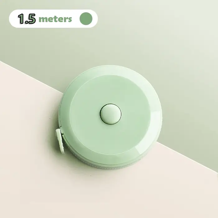 Mètre Ruban Souple Rétractable Auto-Bloquant de 1