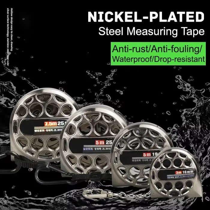 MeaccelerTape-Mètre rétractable en acier inoxydable
