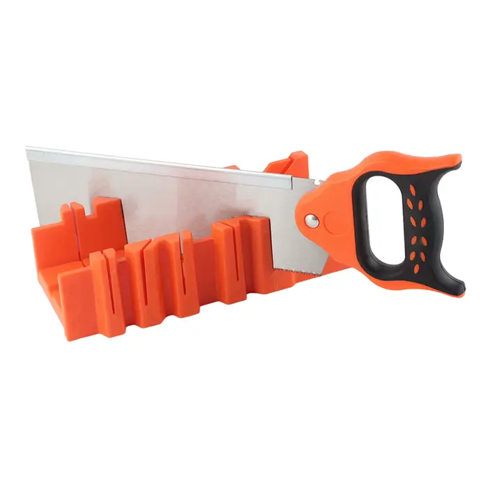 Boîte à onglets de serrage à Angle Multiple en plastique ABS de 12 pouces avec scie arrière de 14
