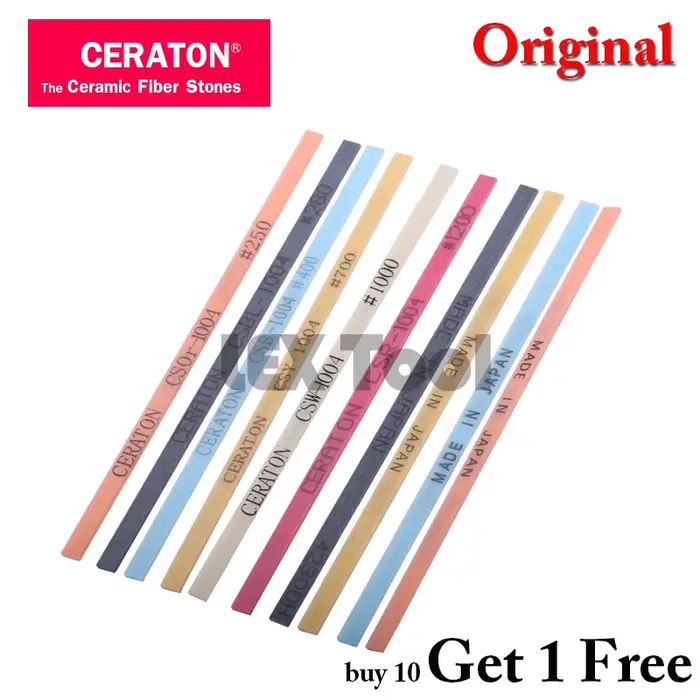 Ceraton-Pierre à aiguiser en céramique, pierre en fibre, super outil de rodage, fabriqué au Japon, o