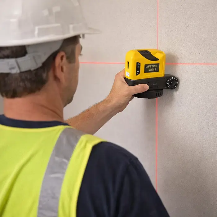 Niveau laser infrarouge à lignes horizontales et verticales avec trépied