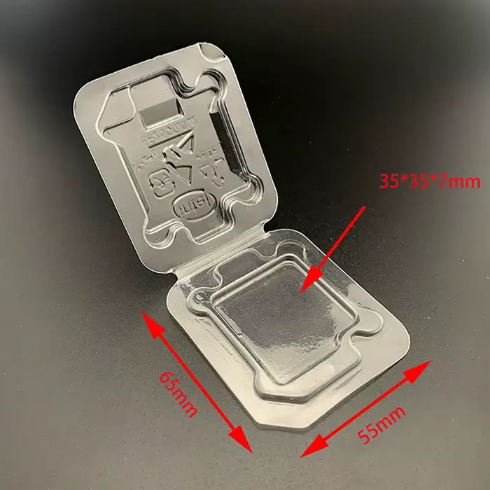 Boîte plastique à clapet pour processeur AMD, 10 pièces, boîtier de Protection pour AMD AM2 AM3 FM1