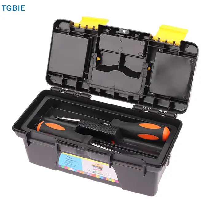 [TL][TL] Boîte à outils à deux niveaux, mini boîte de rangement pour accessoires avec poignée, organ